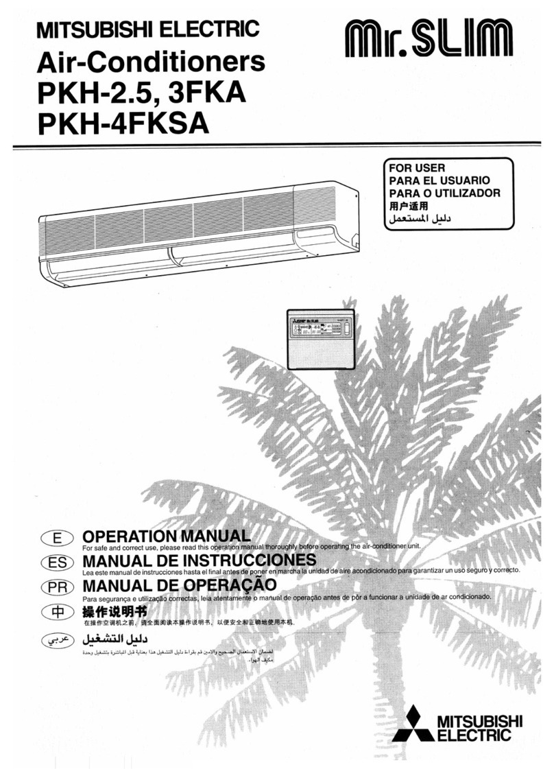 Mitsubishi PKH-2.5 User manual