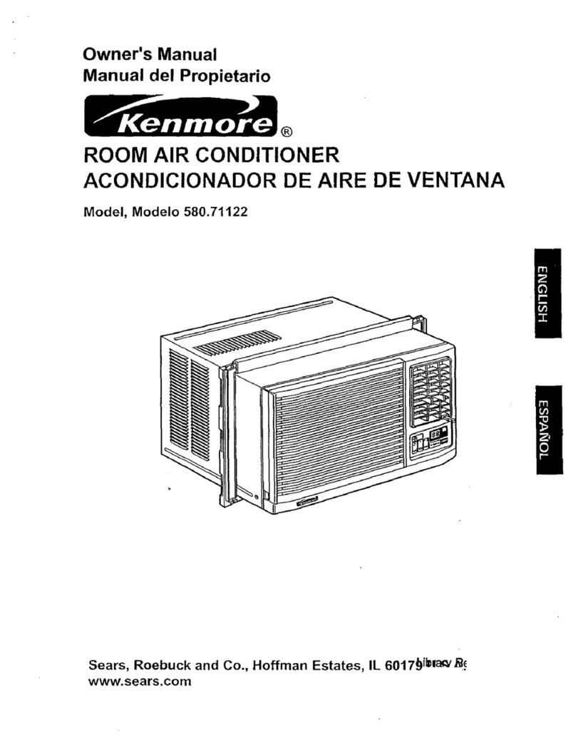 Kenmore 580.71122 User manual Kenmore 580.71122 User manual