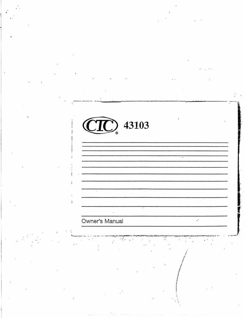 CTC Union 43103 owner's manual