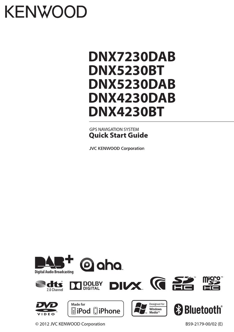 Kenwood DNX7230DAB User manual