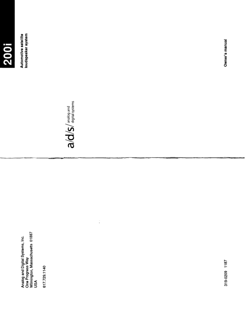 ADS 200i User manual