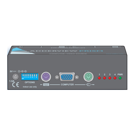 ADDER AdderView Prism User manual