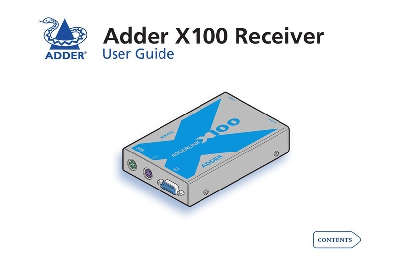 ADDER AdderLink X100 user guide