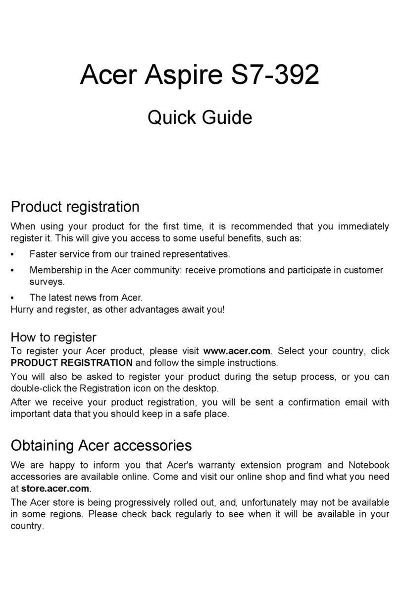 Acer Aspire S7-392 User manual