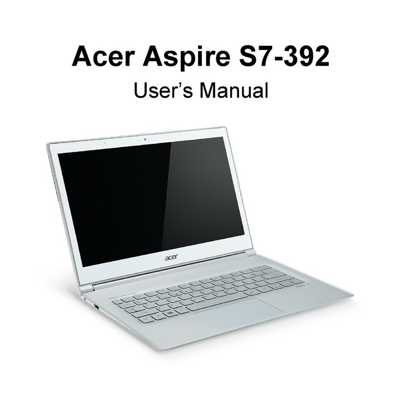 Acer Aspire S7-392 user manual