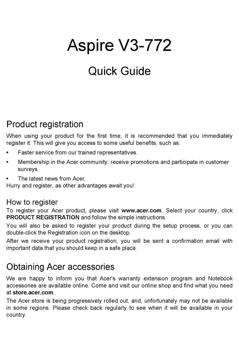 Acer Aspire V3-772G User manual