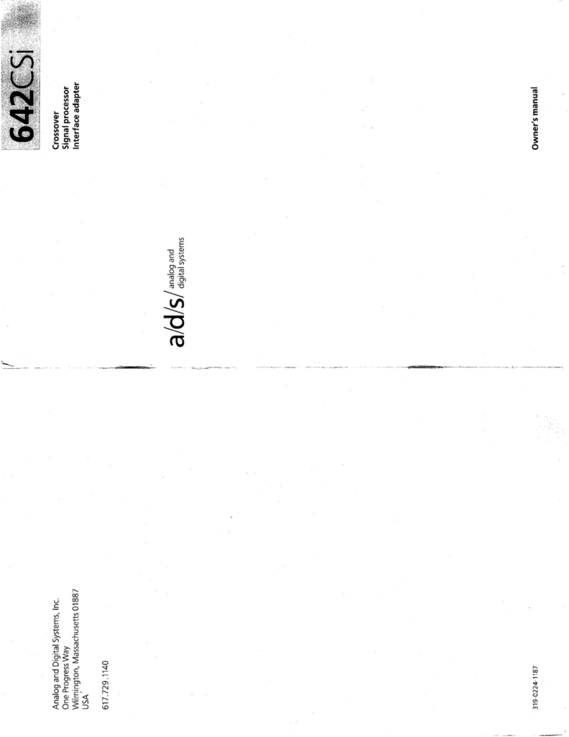 ADS 642CSi owner's manual