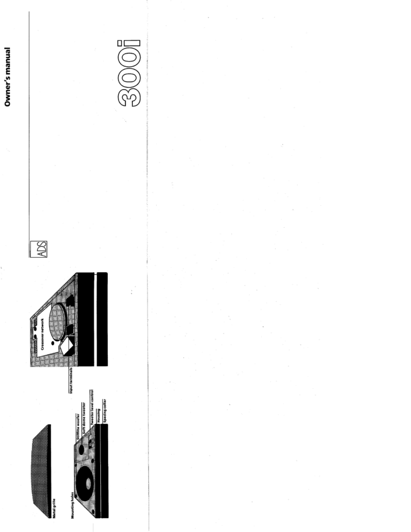 ADS 300i User manual