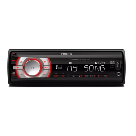 Philips CarStudio CE132 user manual