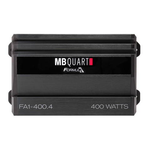 AB Amps 400 User manual