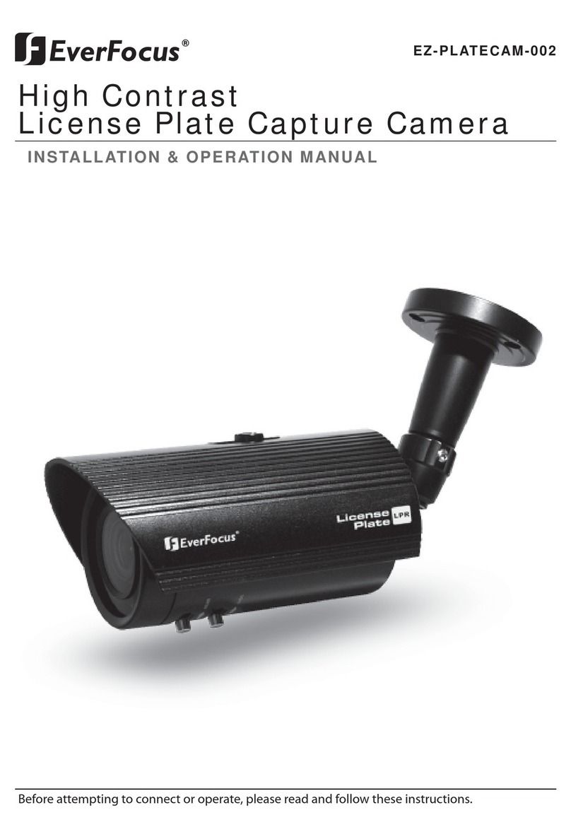 EverFocus EZ-PLATECAM-002 Operation manual