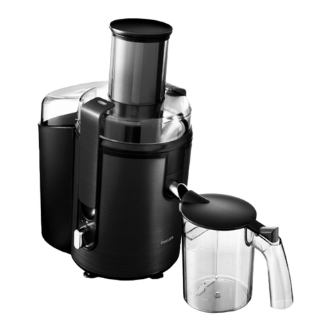 Philips HR1861 Aluminium Collection user manual