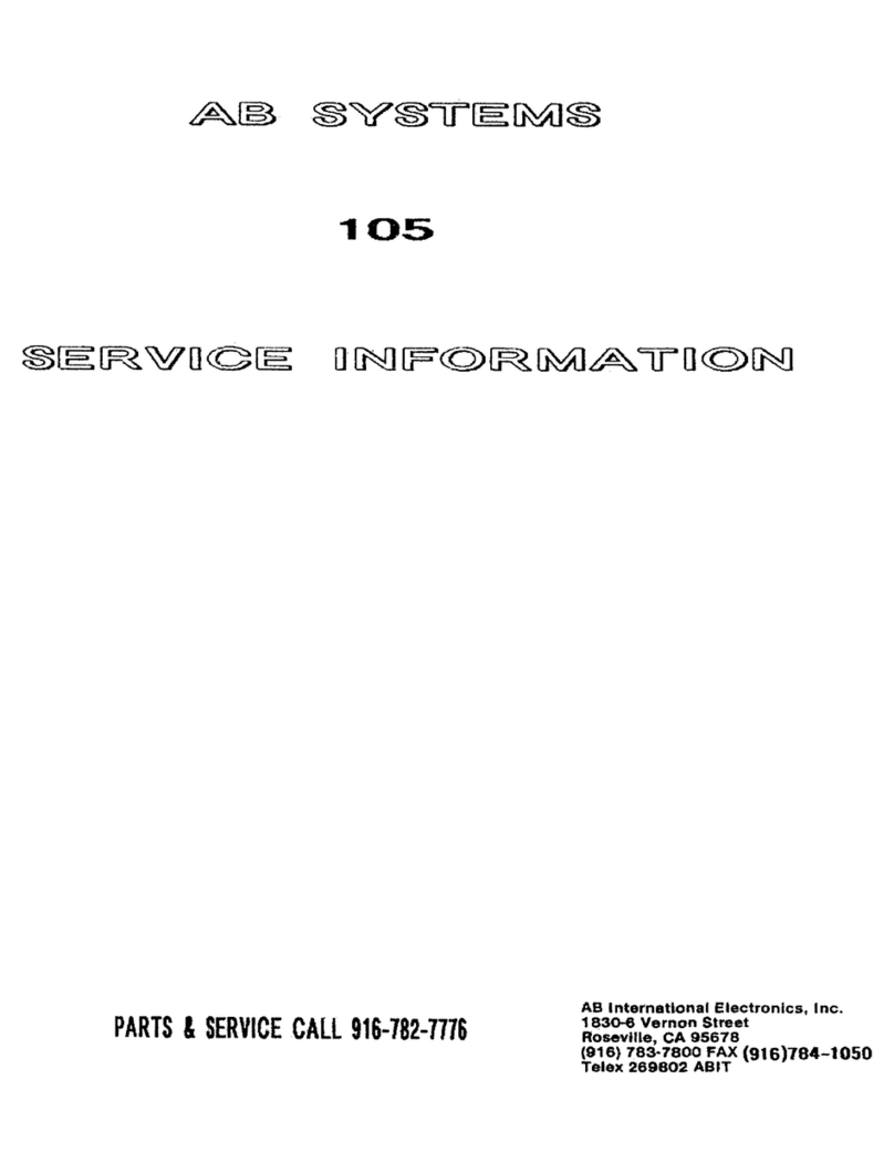 AB Amps 105 Operating and installation instructions