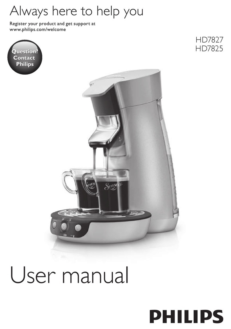 Philips SENSEO HD7827 User manual