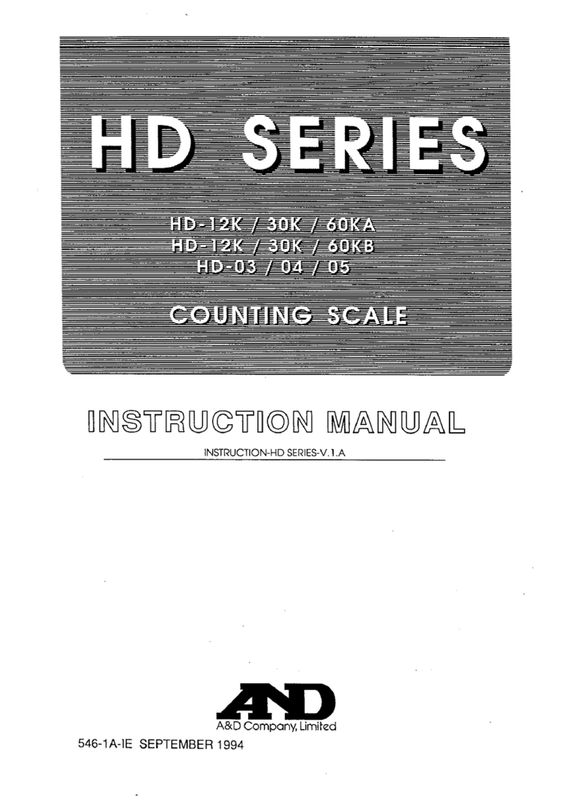 A&D HD-12KB User manual