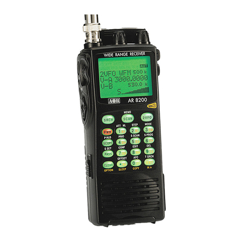 AOR AR8200 MK3 User manual