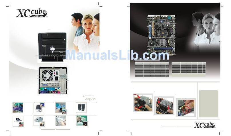 AOpen XC Cube edition EZ855 Easy installation guide