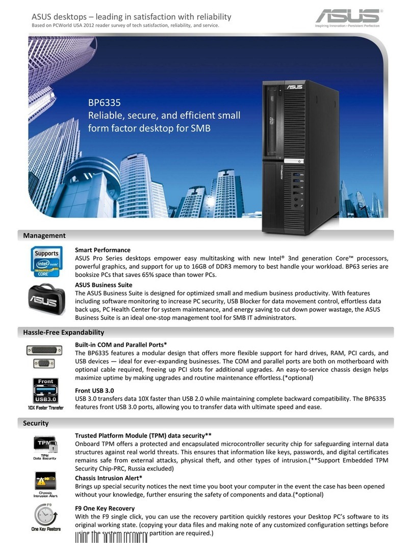 Asus BP6335 Owner's manual