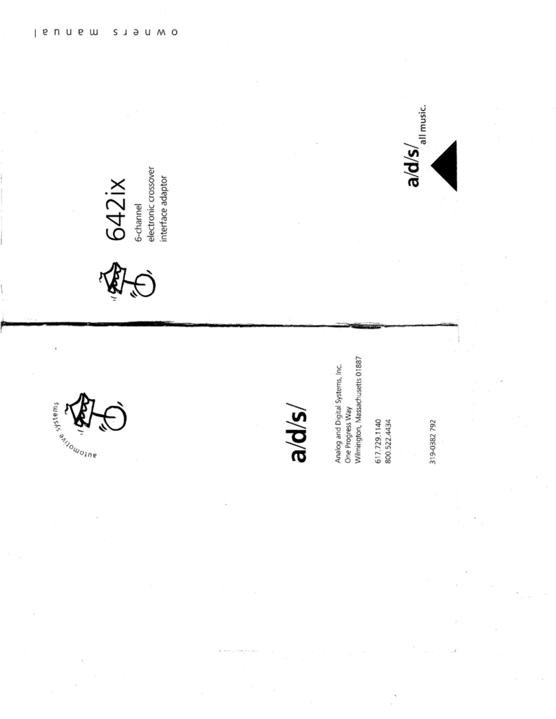 ADS 642ix User manual