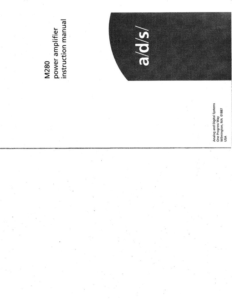 ADS M280 User manual