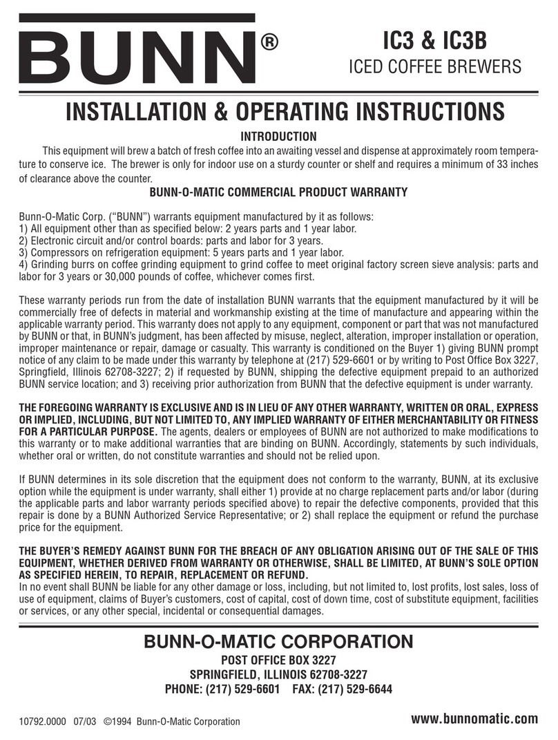 Bunn IC3 Manual
