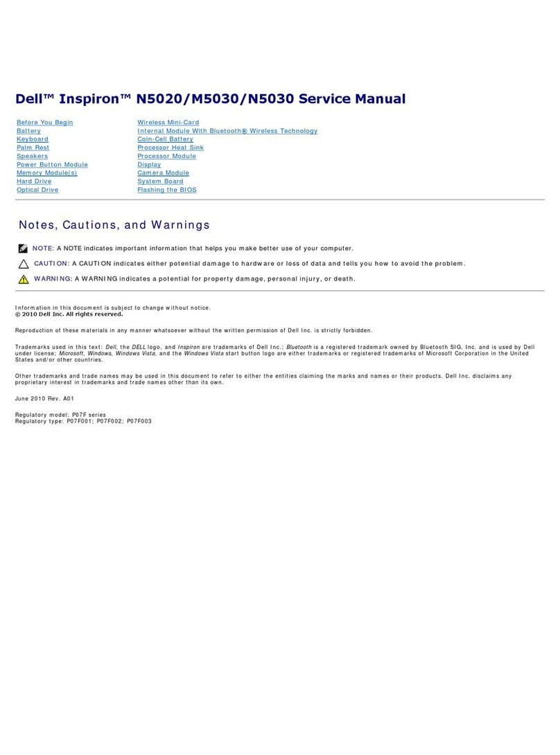 Dell Inspiron M5030 User manual