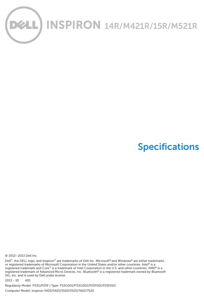 Dell Inspiron 5425 Specifications