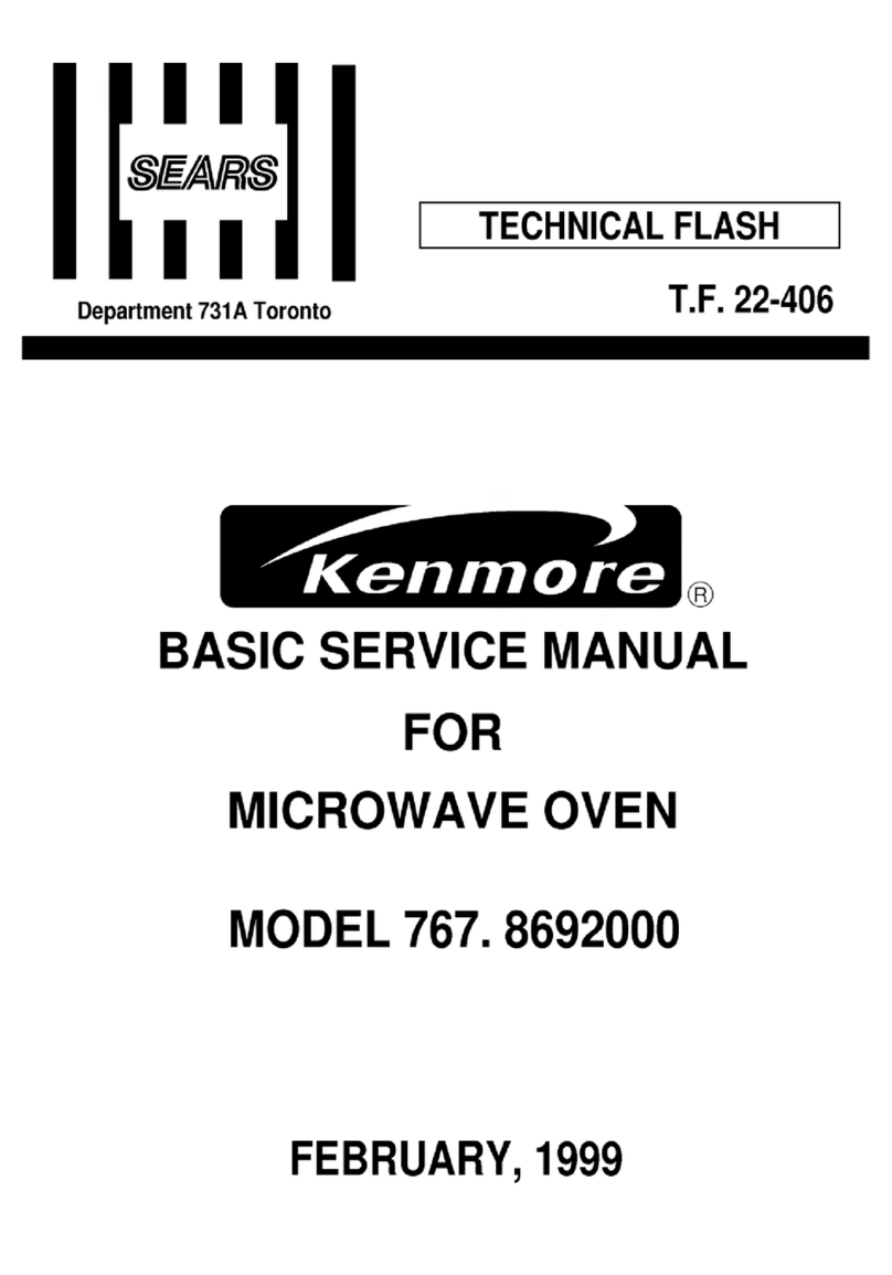 Kenmore 767.8692000 Basic service manual