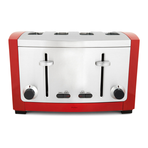 Sunbeam Cafe TA9400 User manual