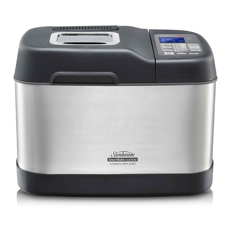 Sunbeam SmartBake BM7850 Instruction booklet
