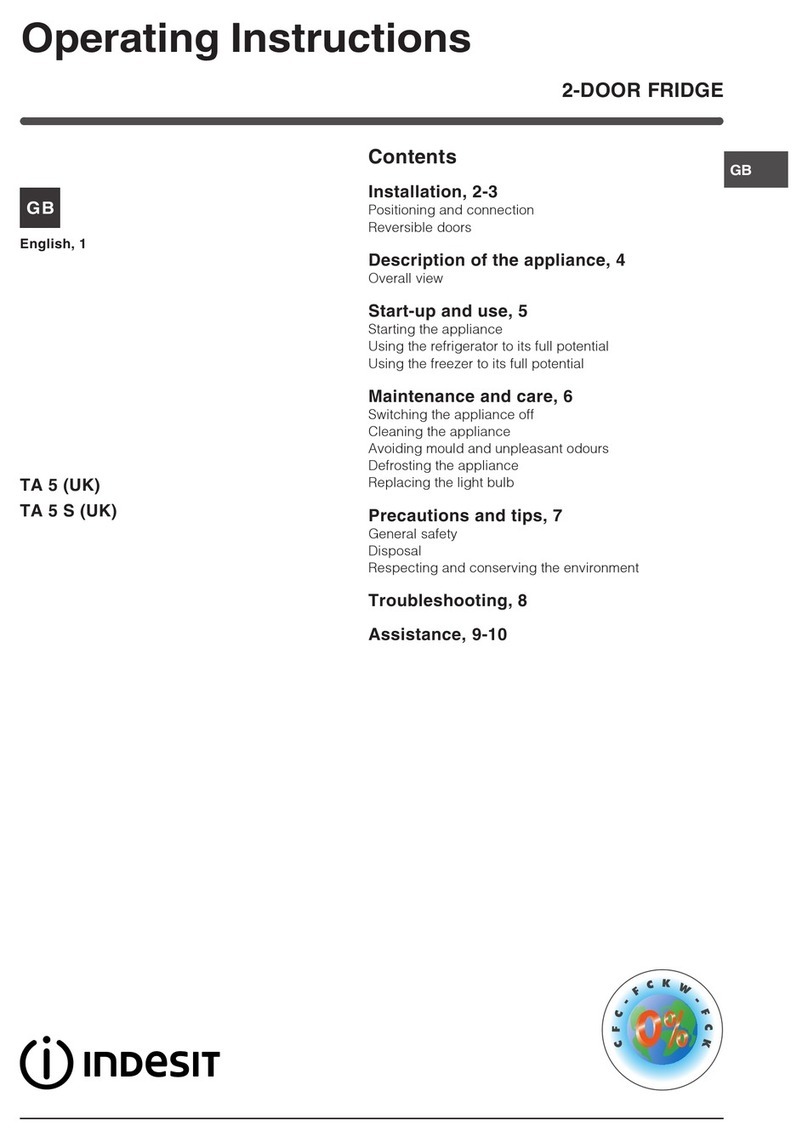 Indesit TA 5 S (UK) User manual