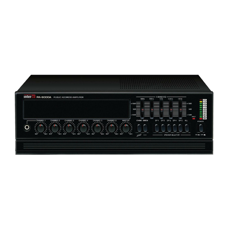 Inter-m PA-6000A User manual Inter-m PA-6000A User manual