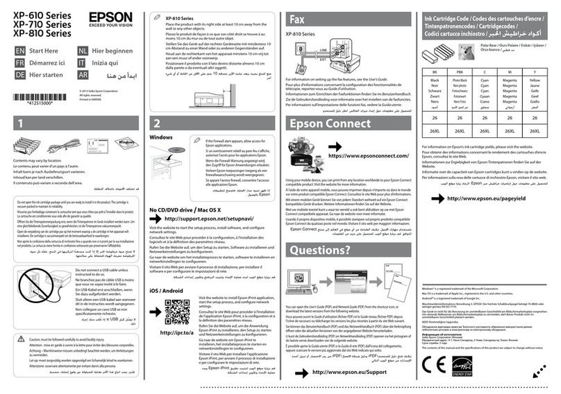 Epson XP-610 User manual