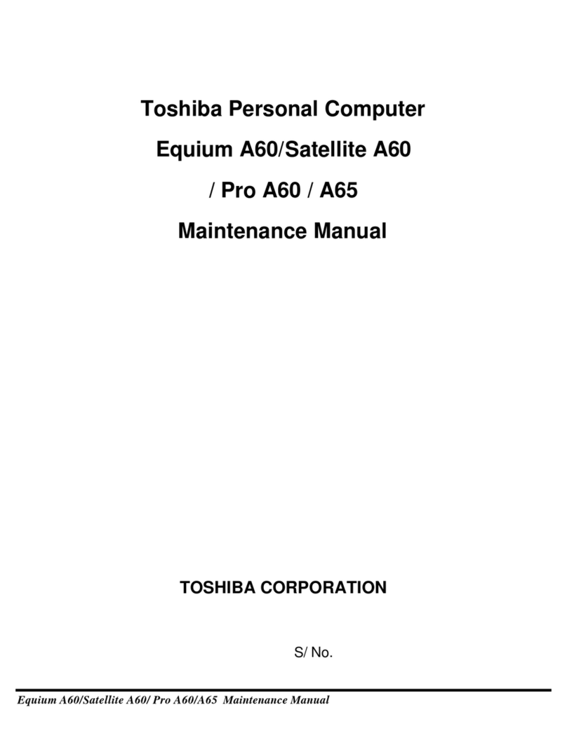 Toshiba A60 S1591 - Satellite - Celeron D 2.8 GHz User manual