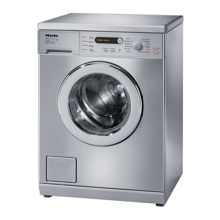 Miele W5748 operating instructions