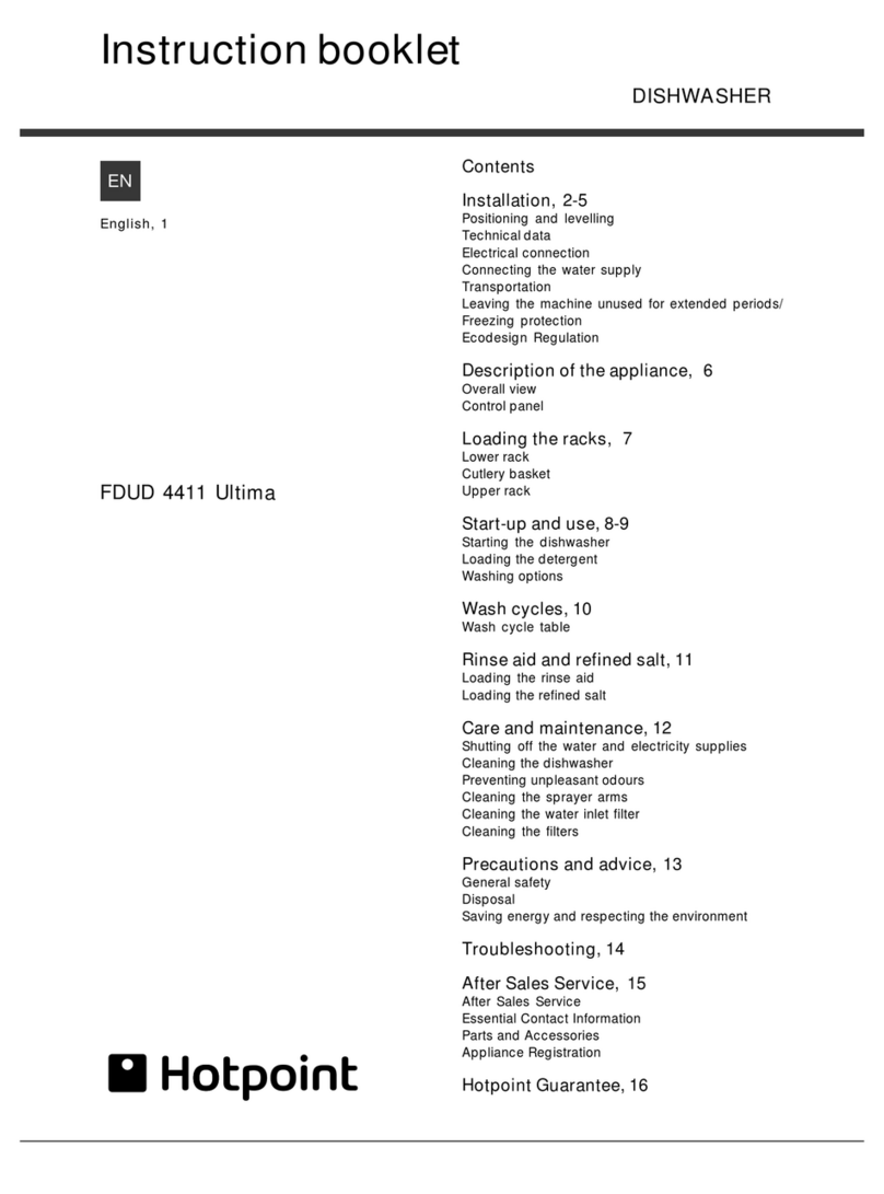 Hotpoint FDUD 4411 Ultima Instruction booklet