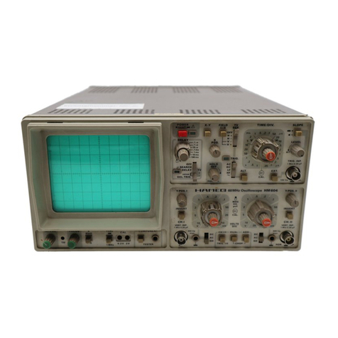 Hameg HM 604 manual&nbsp;