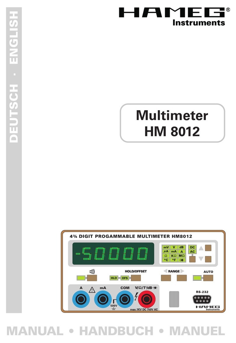 Hameg HM 8012 manual&nbsp;