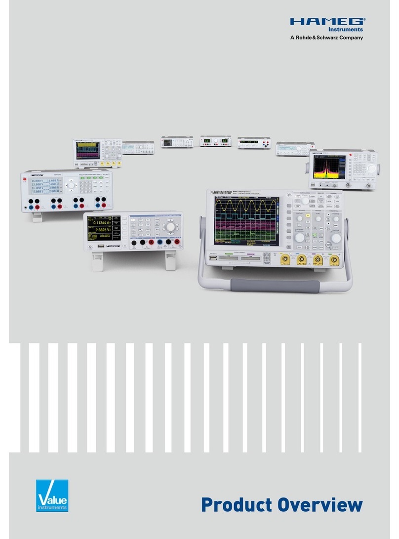 Hameg HMO3000 Series Installation guide