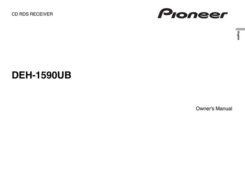 Pioneer DEH-1590UB owner's manual