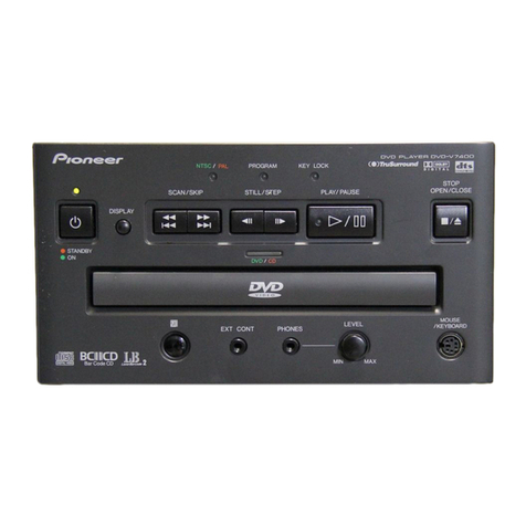 Pioneer DVD-V7400 User manual