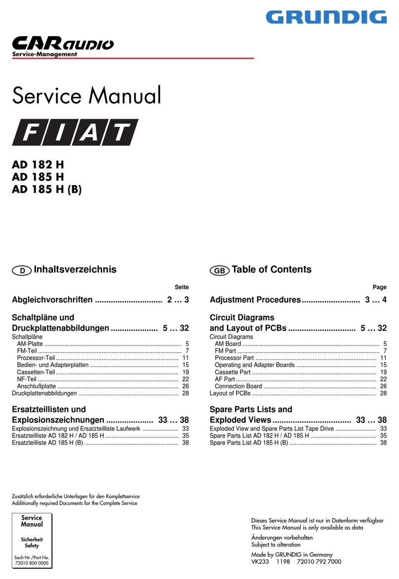 Fiat AD 182 M Service manual