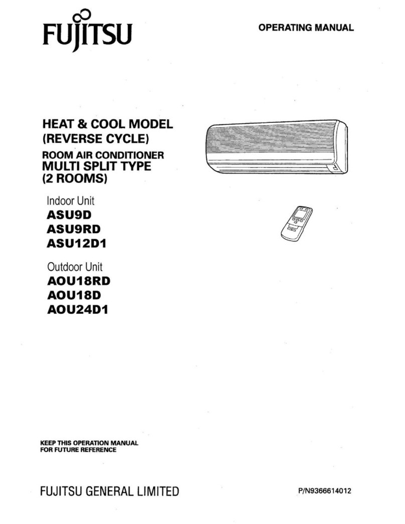 Fujitsu ASU9D operating manual