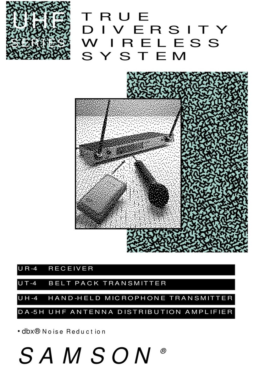 Samson UHF Series One manual