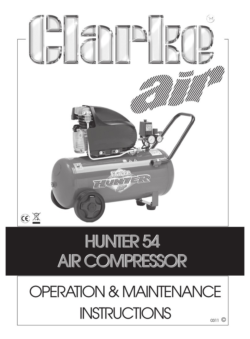 Clarke Hunter 54 Operation & maintenance instructions Clarke Hunter 54 Operation & maintenance instructions