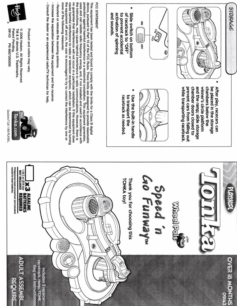 Tonka Tonka Wheel Pals Speed N Go Funway manual