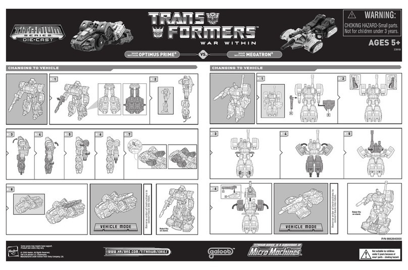 Hasbro Titanium War Within Optimus Prime vs.... User manual Hasbro Titanium War Within Optimus Prime vs.... User manual
