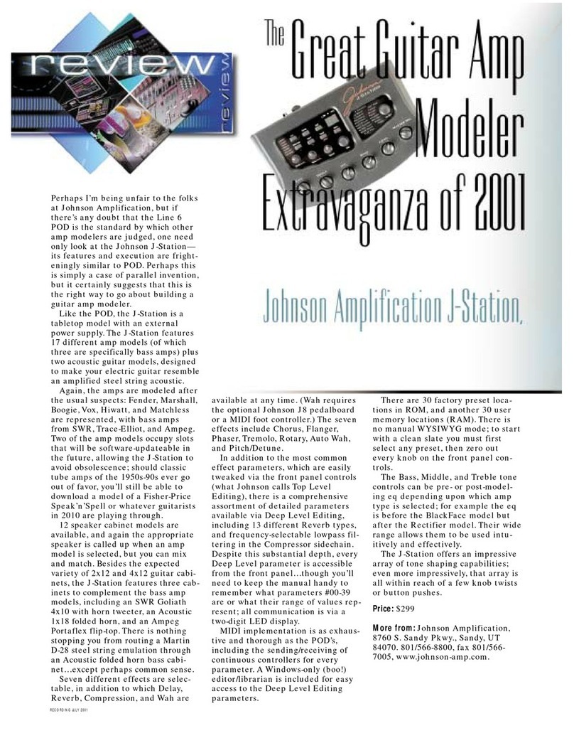 Johnson Extravaganza Review