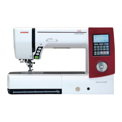Janome Horizon Memory craft 7700 QCP manual Janome Horizon Memory craft 7700 QCP manual 