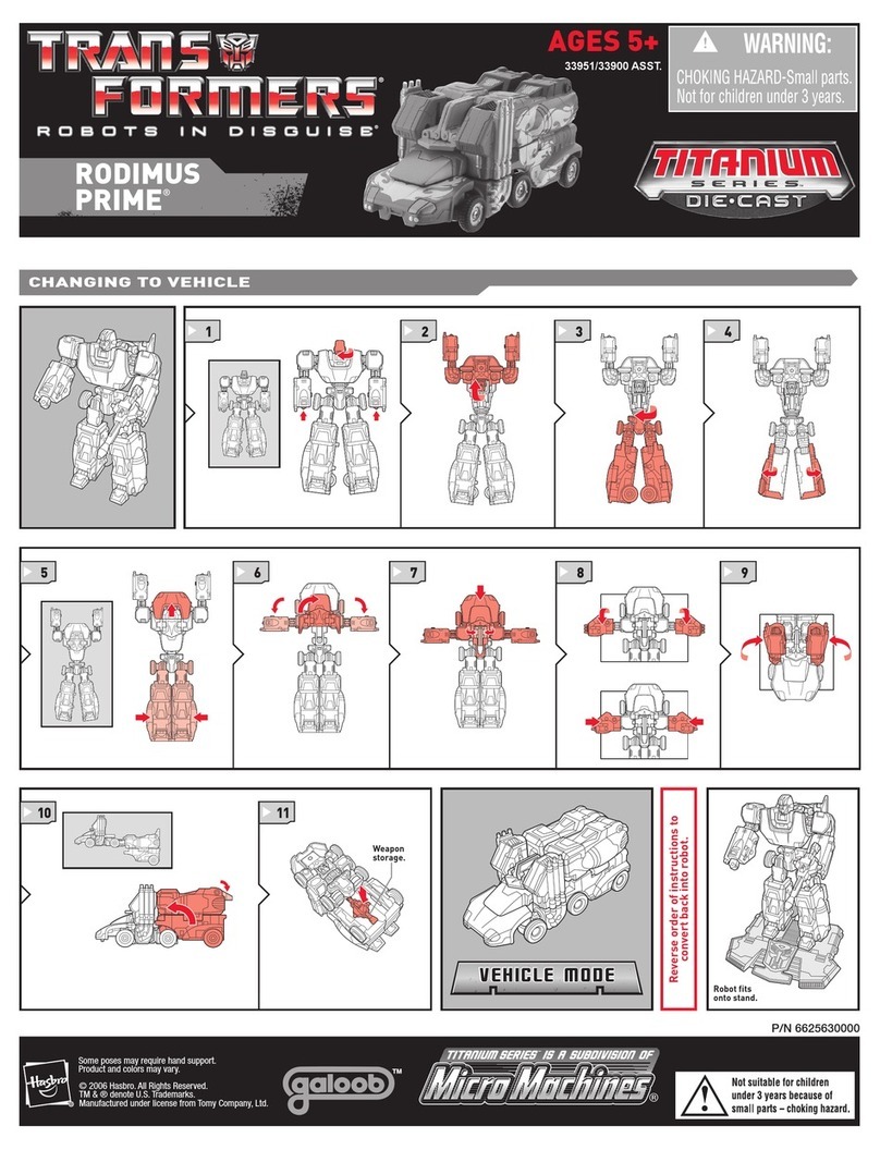 Hasbro Titanium Rodimus Prime manual